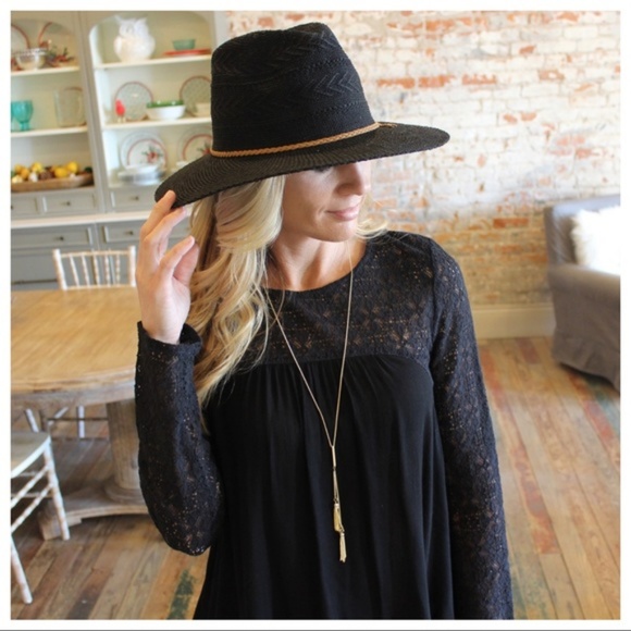 LAST ONE! Black Lace Tunic - Picture 2 of 3